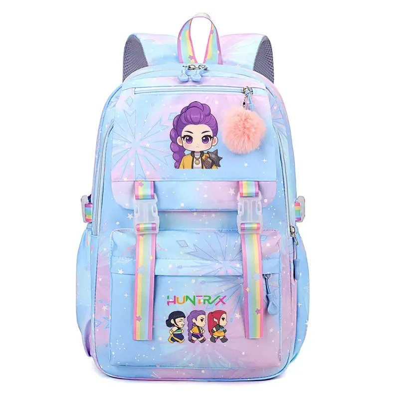 sac à dos kpop demon hunters pour étudiantes, lycéennes, collégiennes, polyvalent, adapté au quotidien et aux activités de plein air