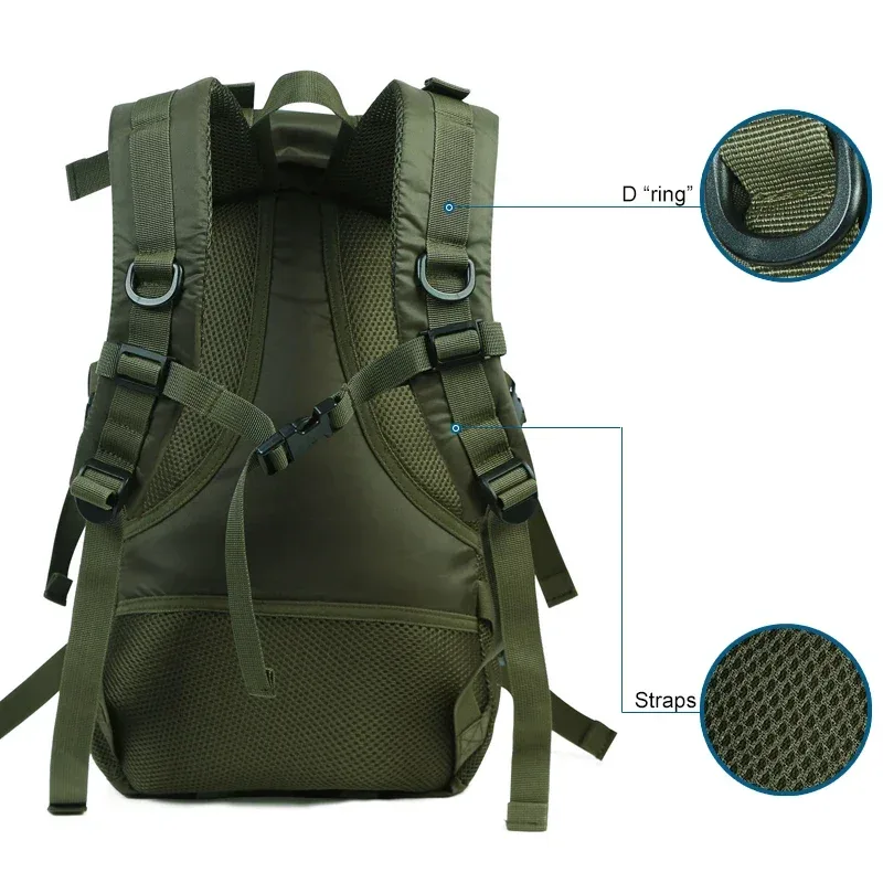 sac à dos tactique militaire, sac à dos militaire, camping randonnée, équipement d'escalade, sacs de voyage bushcraft, sacs à dos de sport durables