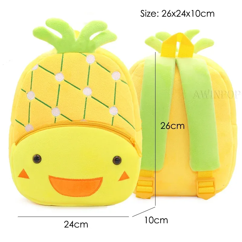 sac à dos pour enfants, design de fruits, pour filles et garçons