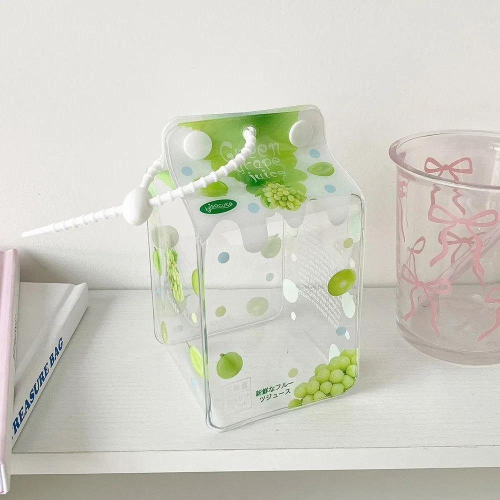 sac de présentation transparent en pvc pour poupée de dessin animé avec cordon, sac de transport pour poupée en coton, pochette de rangement et de protection pour poupée de 10 cm, idéal pour les voyages en extérieur