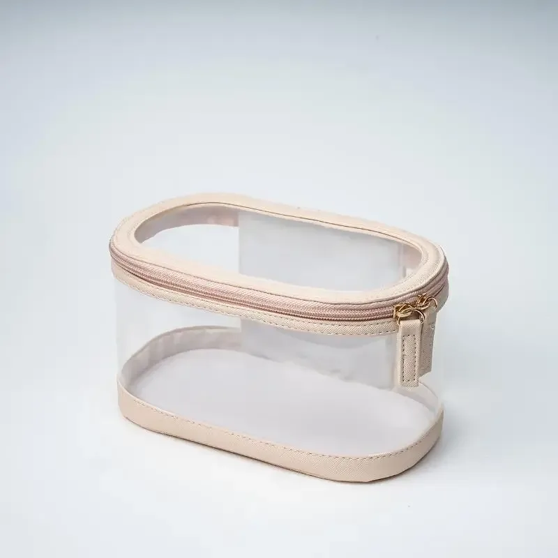 trousse de maquillage transparente grande capacité tendance mère-fille, sac de voyage portable multifonctionnel, trousse de toilette tendance internet