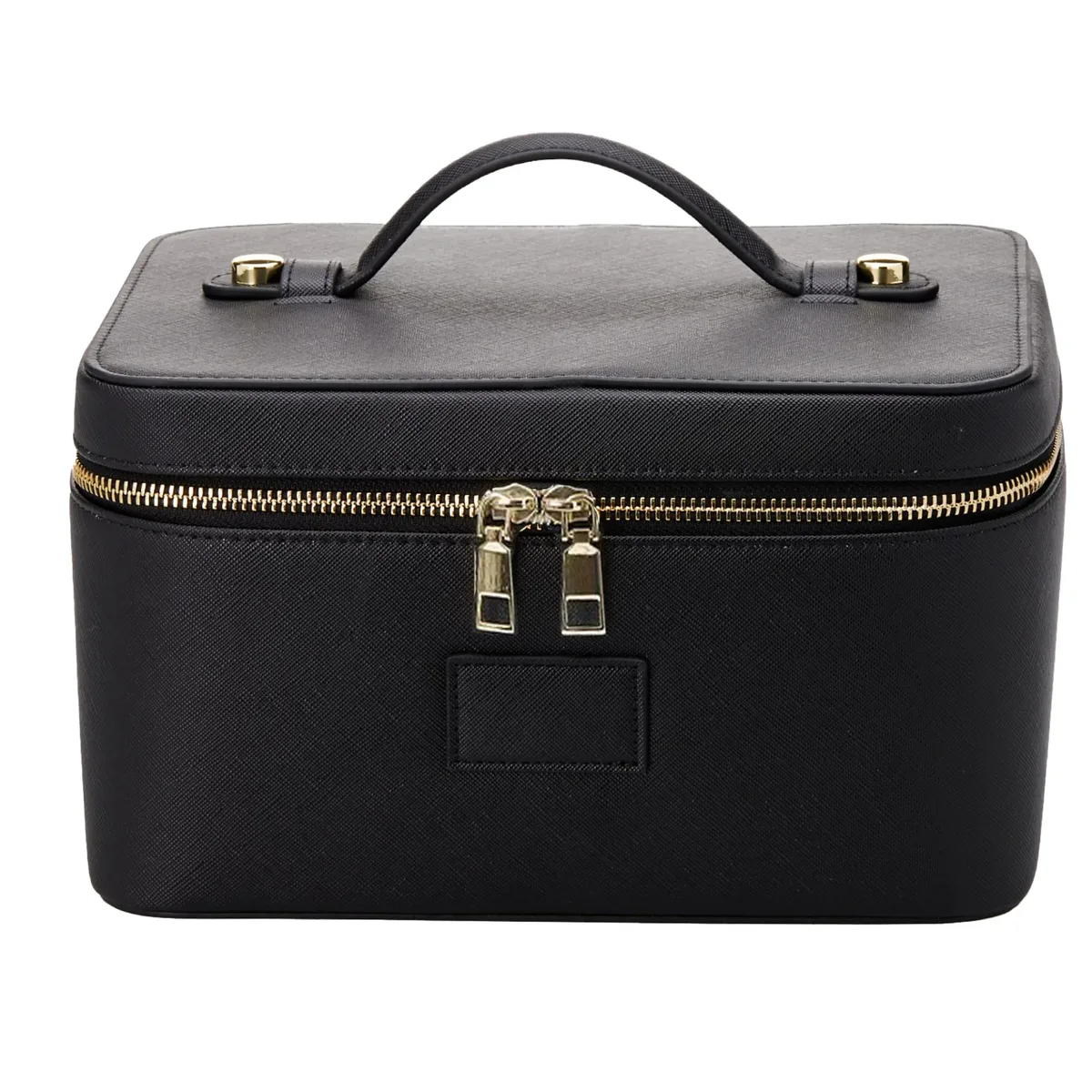 sac de maquillage personnalisable avec initiales pour femmes, grande capacité, lettres personnalisées, trousse de toilette de voyage pour femmes, boîte de rangement pour cosmétiques