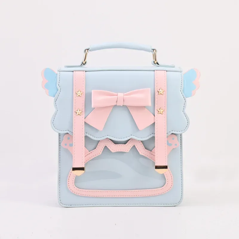 sac à dos à nœud doux pour étudiants japonais, uniforme jk vintage, itabag girls crossbody initié, cos gothic lolita, kawaii rucksack