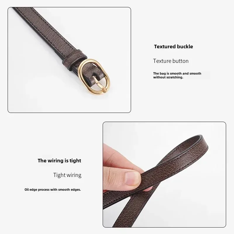 ophidia master craftsman sangle d'épaule allongée pour sac sous le bras, accessoire de ceinture, pendentif fraise, ceinture de sac à dos bandoulière