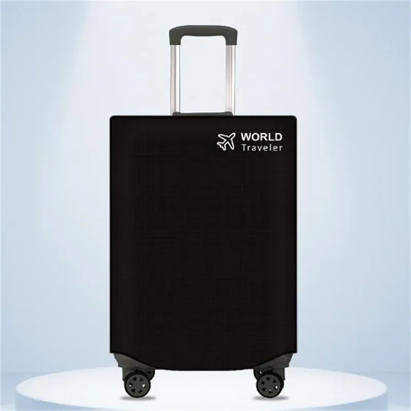 protecteur de valise étanche noir, housse de bagage, housse anti-poussière pour bagages, valise de voyage, adapté pour 20-30"