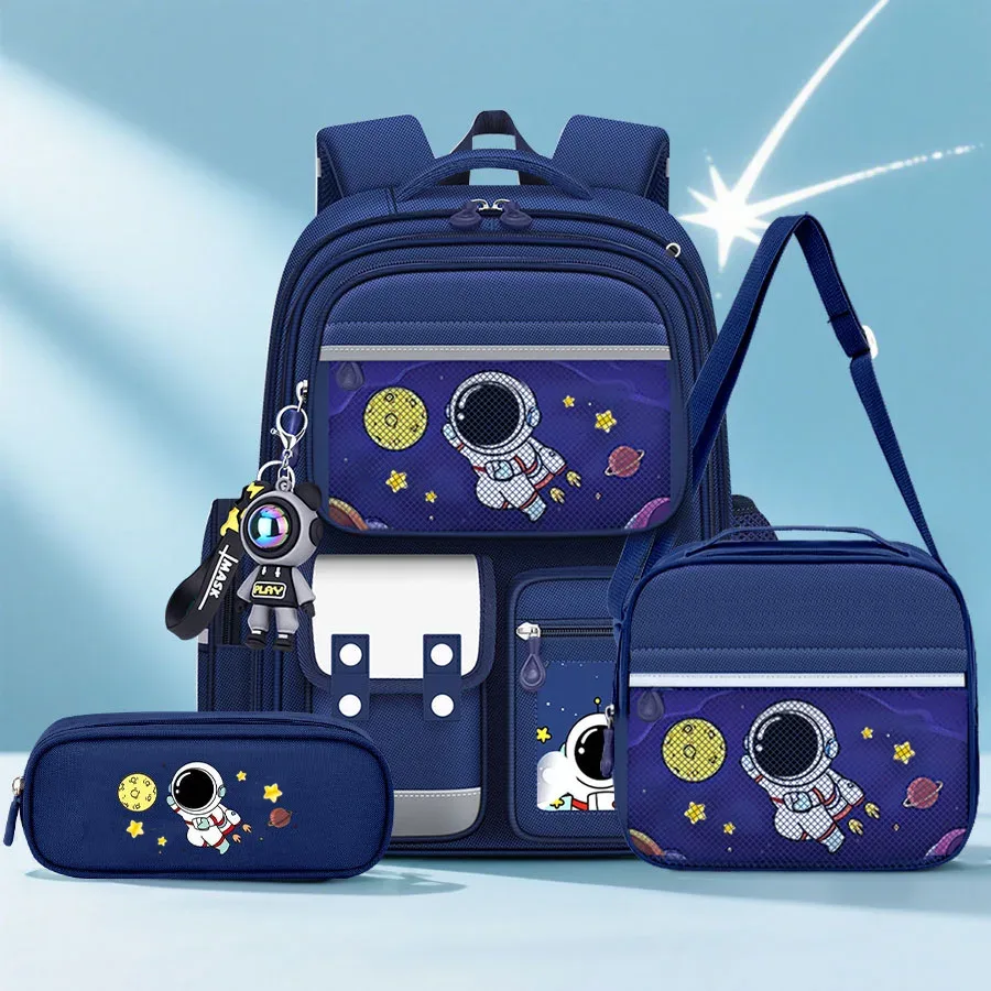 ensemble de 3 sacs à dos capybara pour enfants, garçons et filles, boîte à lunch, trousse à crayons, sac à livres grande capacité, cadeau de rentrée scolaire