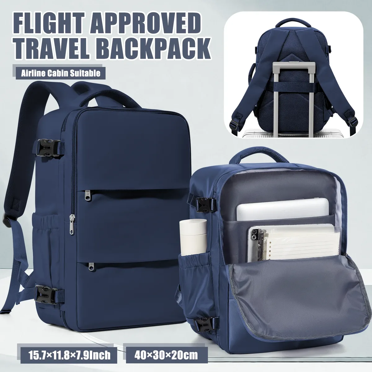 ryanair 40x30x20 sac à dos de voyage wizzair cabine avion valises cabine bagages à main sacs sac à dos étanche ordinateur portable packbag