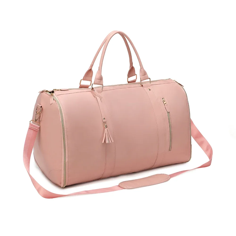 grand sac de rangement pliable en pu pour femme, sac à main grande capacité, bagage, voyage, sport, extérieur, multifonction, mode