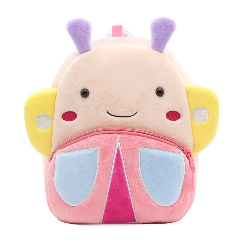 sacs à dos d'animaux de dessin animé 3d pour enfants, sac d'école en peluche douce pour enfants de la maternelle, cartables kawaii pour enfants, filles et garçons