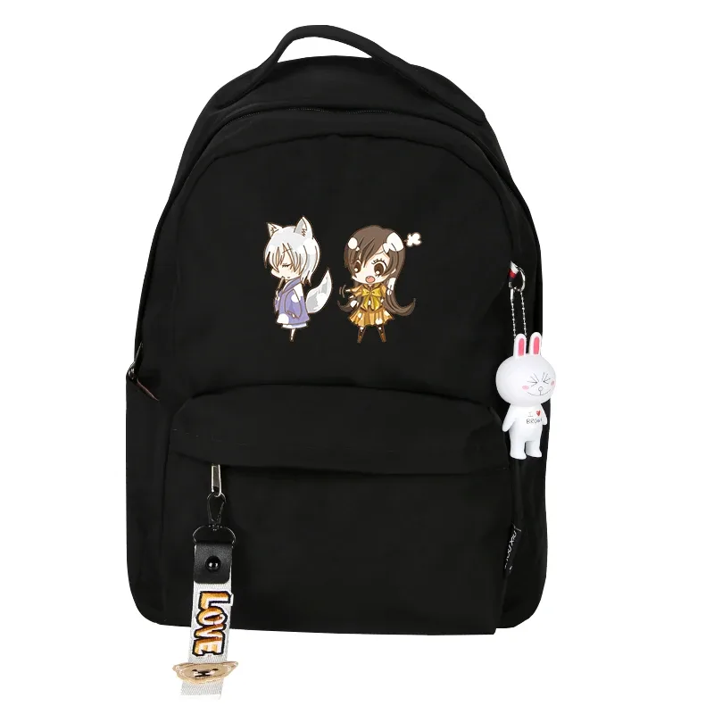 sac à dos rose kamisama kd'appareils pour femme, sac à dos tomoe, sacs d'école harajuku en nylon mignon, sac à dos de voyage pour filles, sac à dos de dessin animé ruzzak