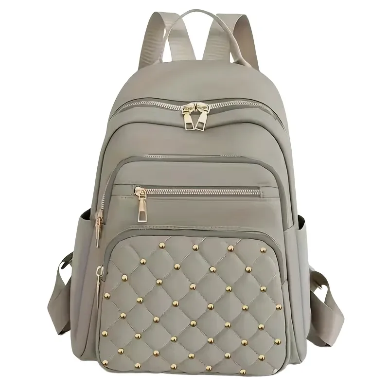 sac à dos matelassé léger et respirant, sac à dos multi-poches en similicuir pour femmes, pour le transport quotidien et les trajets domicile-travail