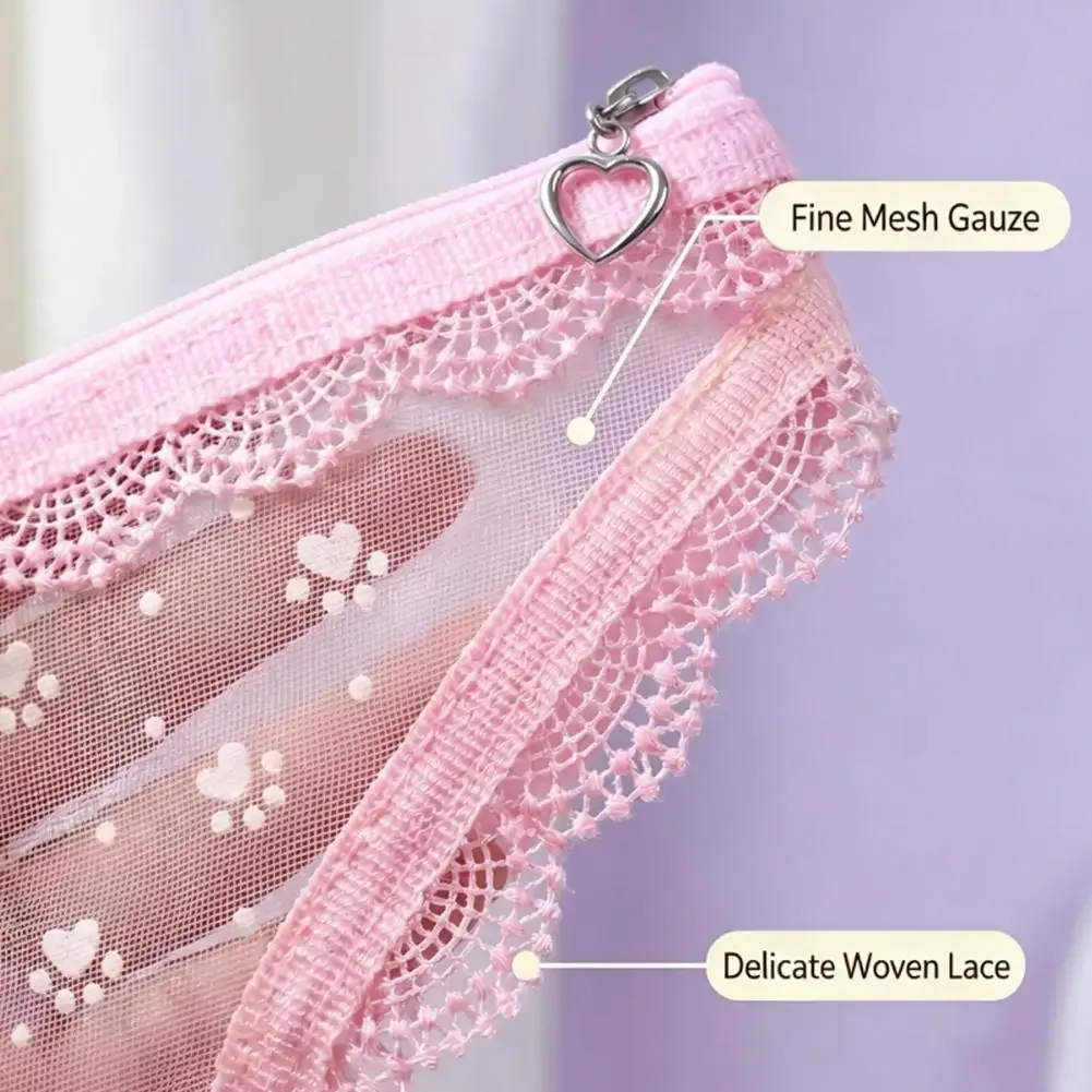 pochette de voyage portable pour cosmétiques, petit sac de rangement, trousse de maquillage légère en forme de slip avec dentelle et fermeture éclair