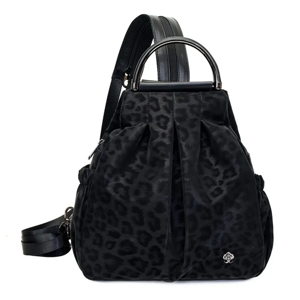 nouveau sac à dos imprimé léopard, grande capacité, sac d'école décontracté, imperméable, multifonctionnel, sac à bandoulière, voyage