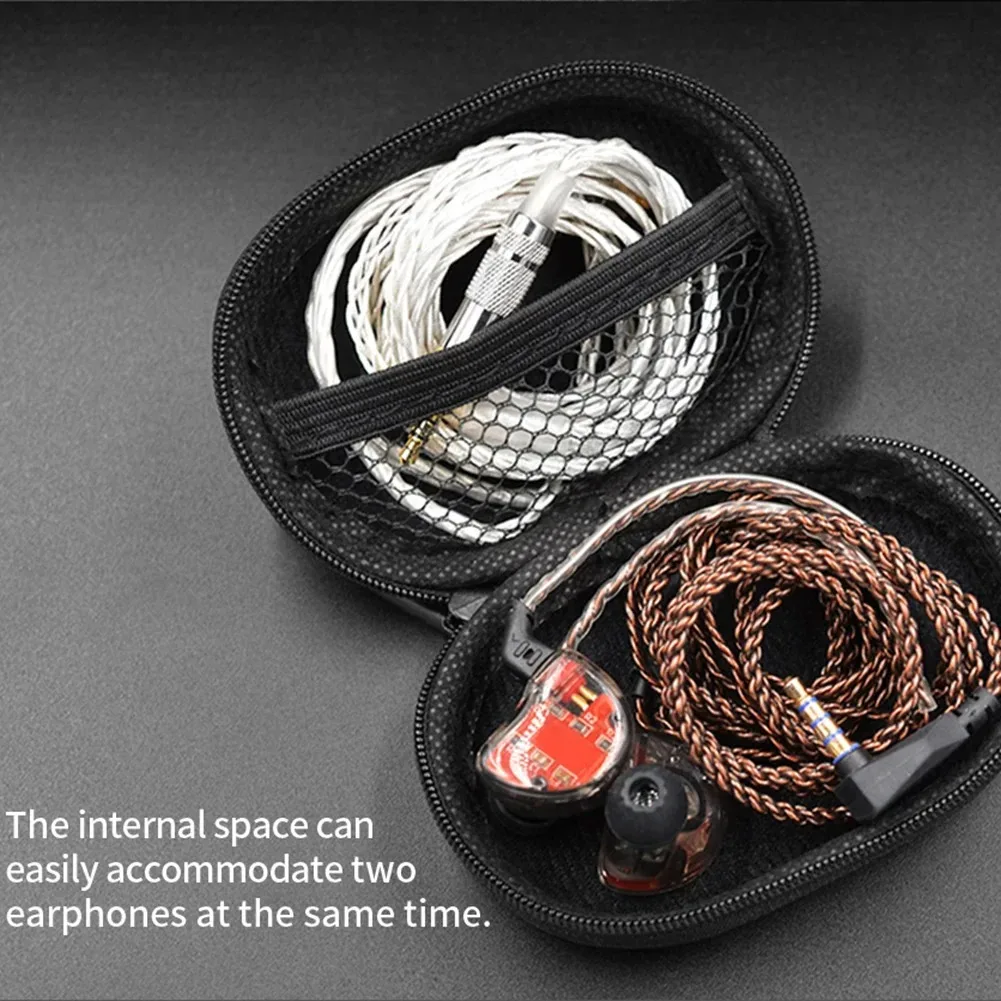 sac de rangement pour écouteurs filaires, 1 à 10 pièces, étui de transport universel pour écouteurs filaires, boîte de rangement en pu, sac organisateur pour kz ba10 as10 es4