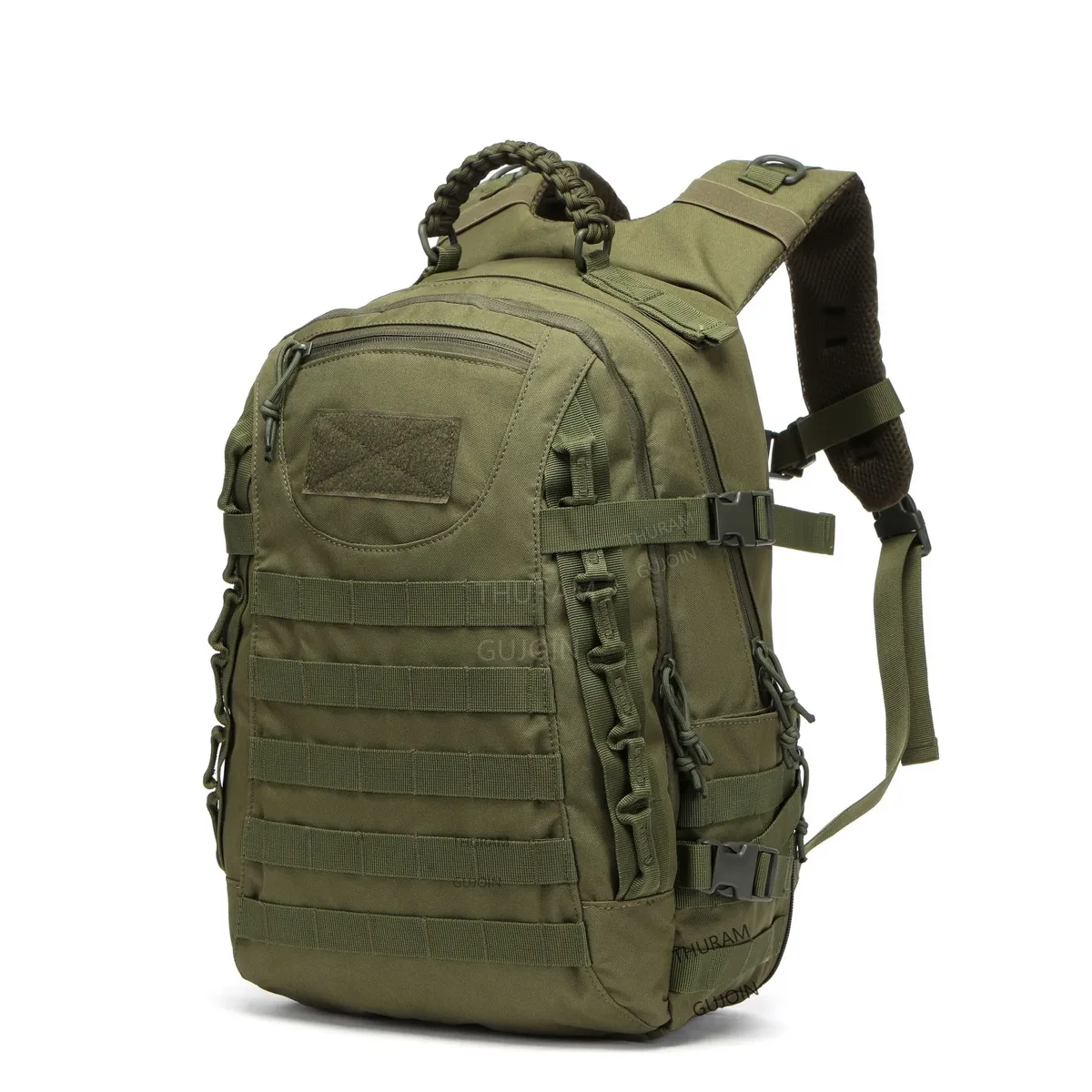 style de sac à dos tactique 38l, sac à dos extérieur étanche de grande capacité avec système molle, sac de randonnée camping voyage bug out