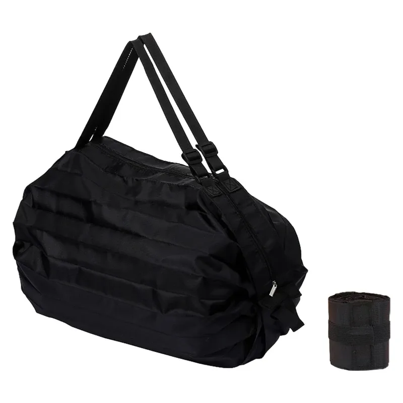 sacs de courses pliables, 1 pièce, sac de rangement pliable avec poignée, sacs à main de camouflage de voyage portables, sac en nylon de grande capacité