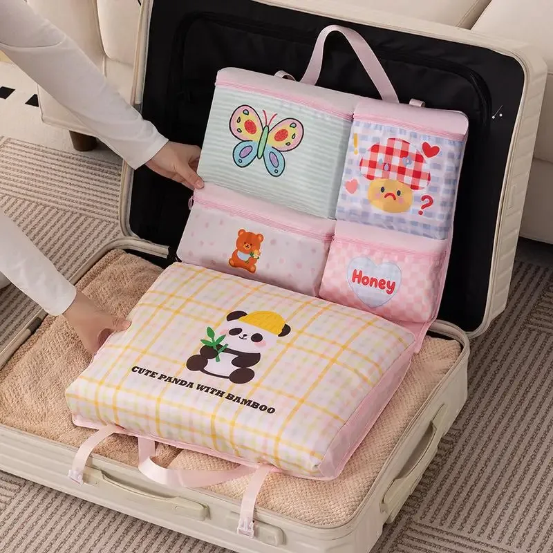 sac de rangement suspendu pour voyages d'affaires, sac de rangement portable pour vêtements, sac de rangement pliable pour sous-vêtements suspendu