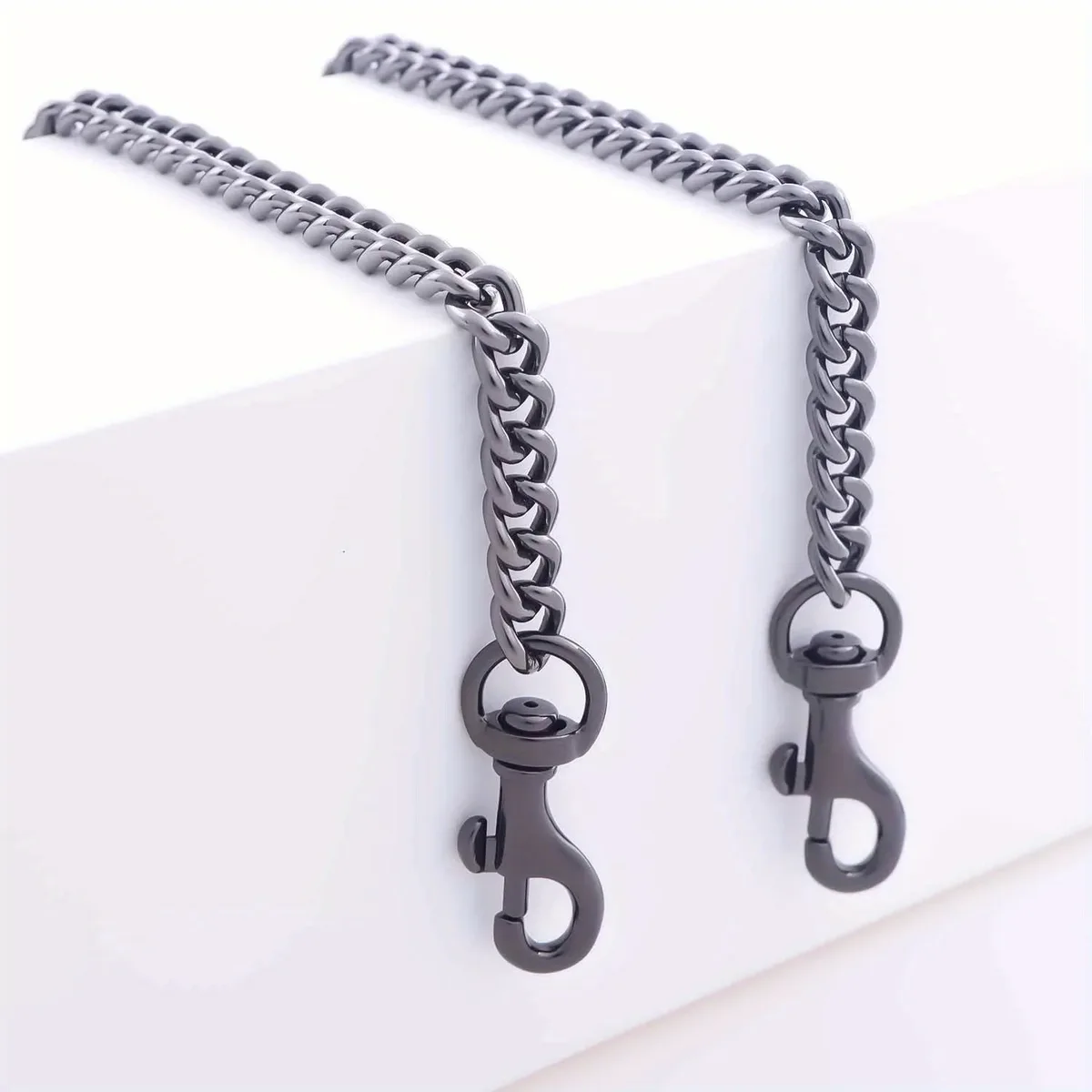 sangle de chaîne de sac à main en aluminium, sangle de chaîne à bandoulière en métal de remplacement pour pochette portefeuille sacoche fourre-tout, chaîne de sac à bandoulière