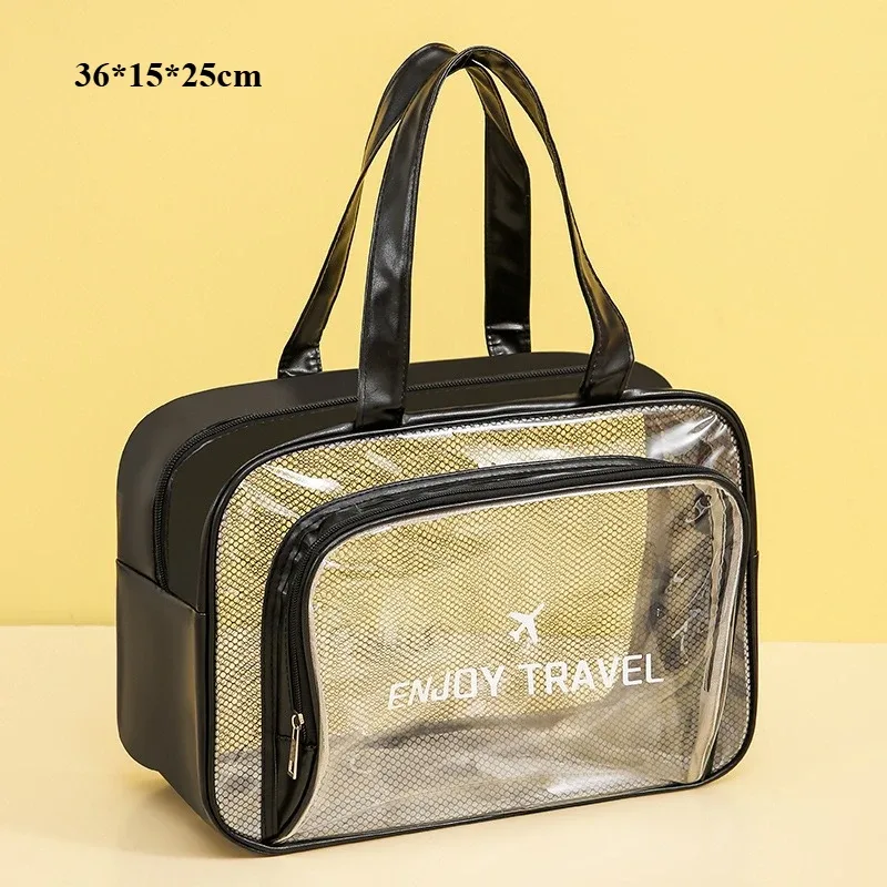 sac de lavage fitness à séparation humide et sèche, sac de rangement de voyage polyvalent, sac à cosmétiques portable en pu imperméable, 1 pièce, nouveau