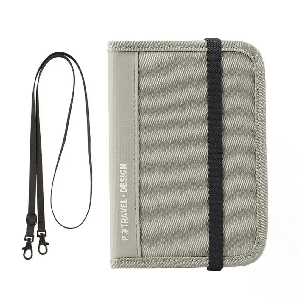 sac de voyage rfid de sécurité multicolore pour passeport et documents personnels, antivol et étanche
