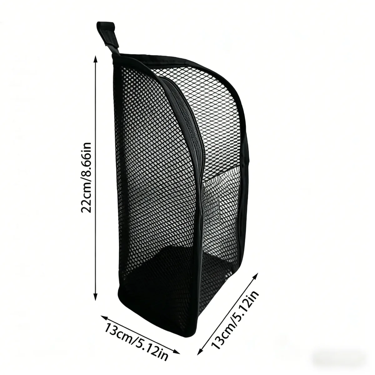 trousse de toilette en maille transparente légère et pliable, organisateur de voyage suspendu, sac de maquillage portable pour brosse à dents et voyage