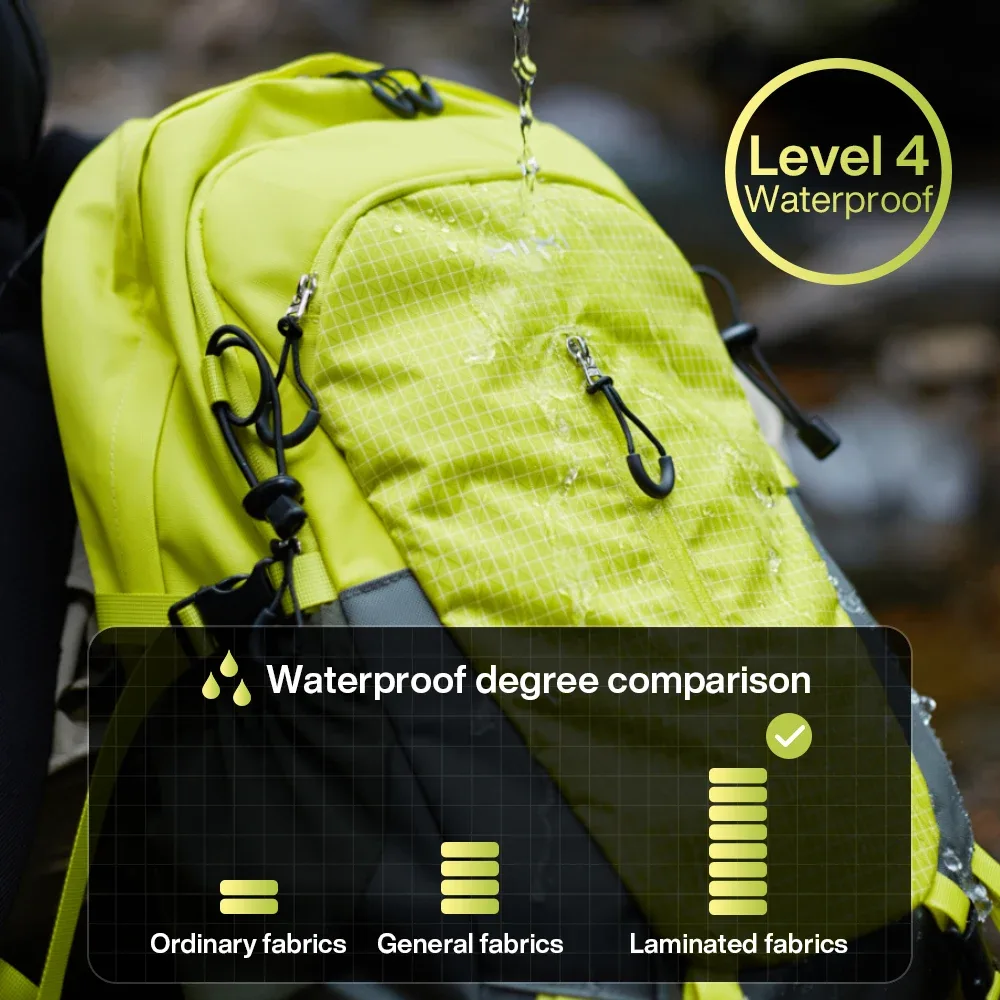 sac à dos imperméable mixi sports pour activités de plein air, grande capacité, léger, décontracté, pour la randonnée et l'alpinisme, m5262