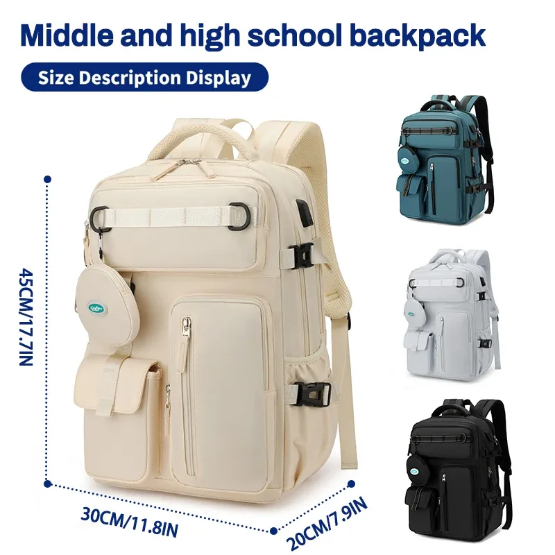sac à dos de voyage pour femmes, extensible, week-end, randonnée, ordinateur portable, avec port usb, grand sac à dos étanche 40l pour hommes