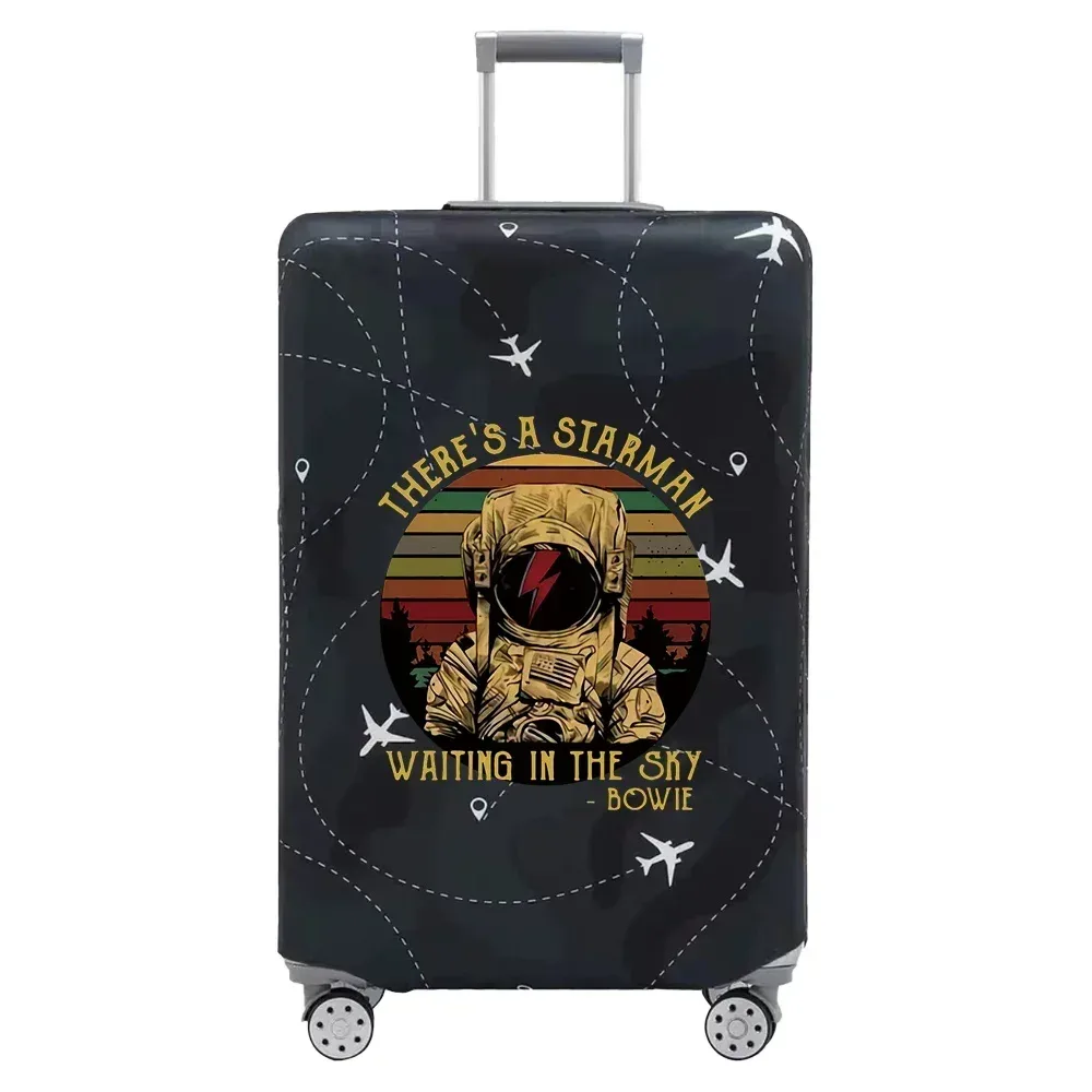 juste de protection en tissu pour bagages, housse anti-poussière, valise anti-rayures imbibée pour sac de 18 à 32 pouces, motif pew, accessoires de voyage