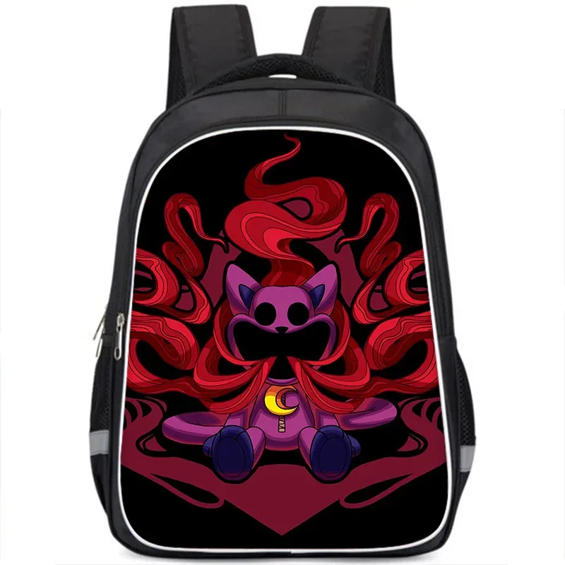 sac à dos smiling critters pour enfants, cartable double couche, cadeau d'anniversaire, sacs d'ordinateur pour étudiants