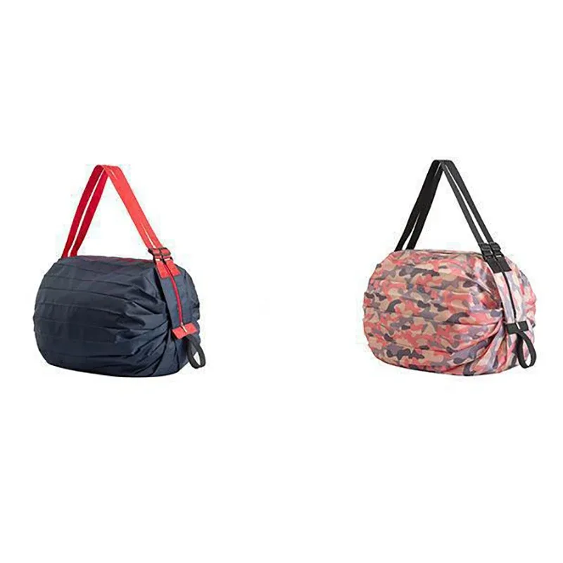 sac de rangement pliable avec poignée, sacs à main de camouflage de voyage portables, sac de shopping de grande capacité