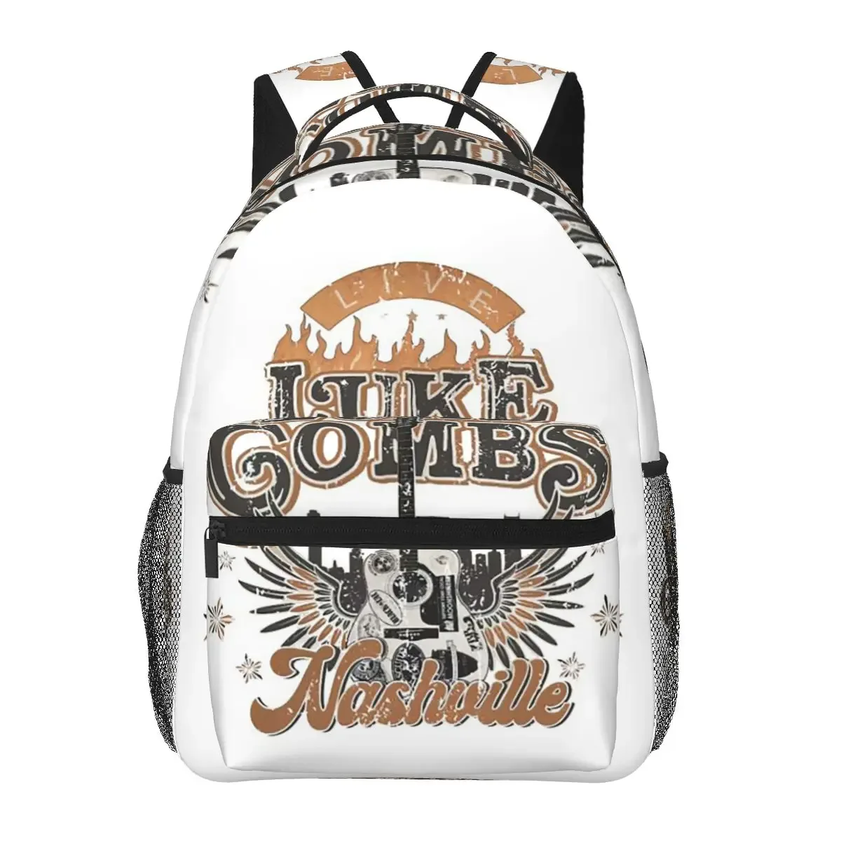 sac à dos pour étudiants country singer luke combs word tour, sac d'école, sac à dos de randonnée, sac de voyage pour hommes et femmes, sac à bandoulière tendance