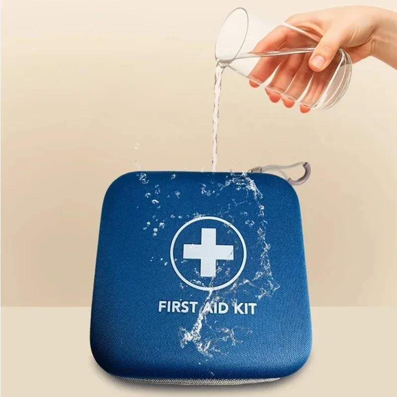 sac de rangement pour fournitures médicales en eva rigide, trousse de premiers secours essentielle pour les voyages, boîte de rangement pour fournitures de soins à domicile, 1 pièce