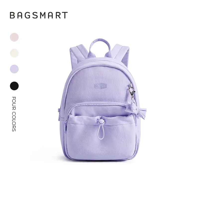 bagsmart sac à dos minimaliste loisirs mode femmes sacs à dos étanche voyage jour pack mignon garçons filles mini sac d'école