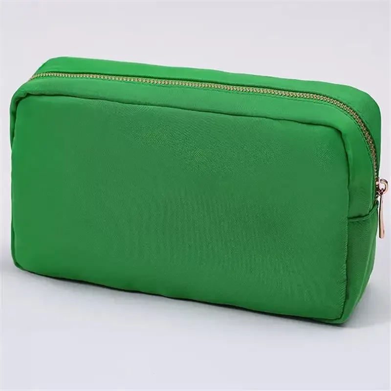 s /m/l/xl 17 couleurs pochette en nylon maquillage sac cosmétique fermeture éclair articles de toilette organisateur sac pour femmes filles voyage cadeau pochette de maquillage