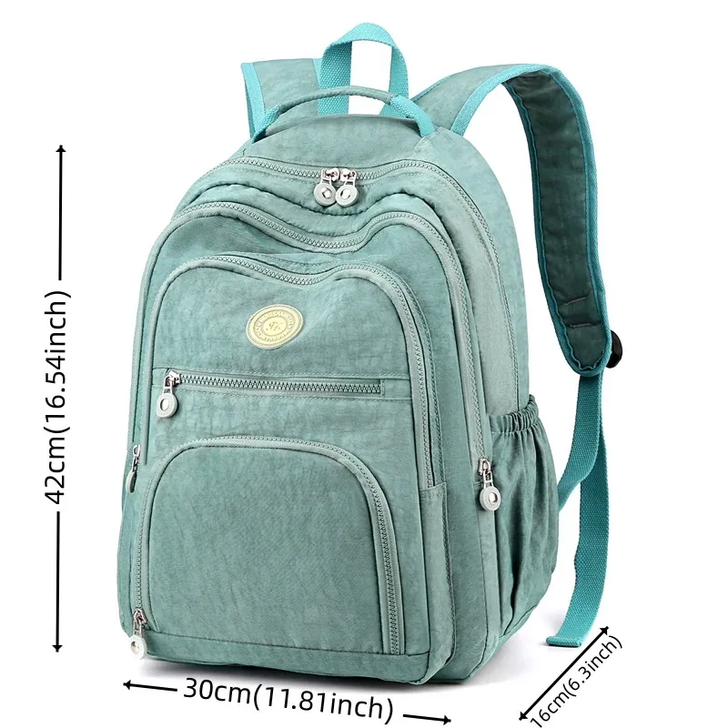 sacs à dos étanches en nylon pour femmes, sacs à dos de grande capacité pour femmes, sacs à dos de loisirs et de voyage pour femmes, haute qualité