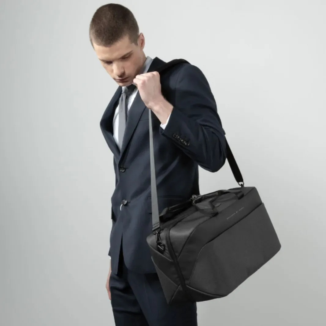 Porte-documents pour hommes, pour ordinateur portable 15.6 pouces, sac de voyage pliable, sac à main d'affaires étanche avec Port de chargement USB C, nouvelle collection 2025