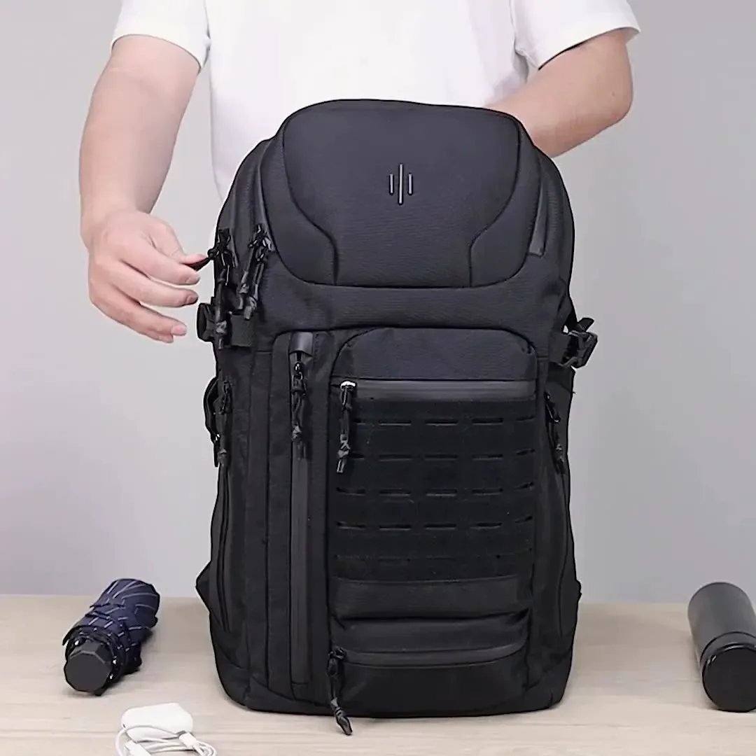 Ozuko sac à dos pour ordinateur portable de voyage en plein air sac à dos d'université de grande capacité sac de trajet d'affaires adapté aux ordinateurs portables de 17 pouces pour hommes