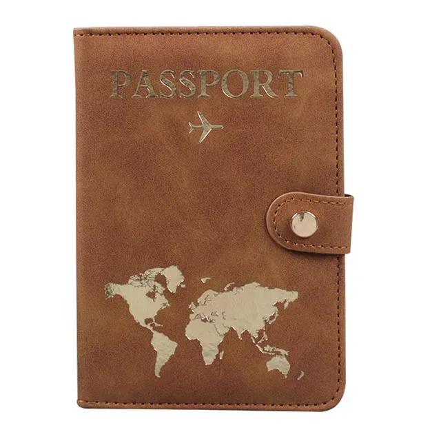 étui pour passeport vintage en cuir, porte-passeport pour femmes et hommes, organisateur de carte de crédit bancaire, mallette de rangement/accessoires de voyage
