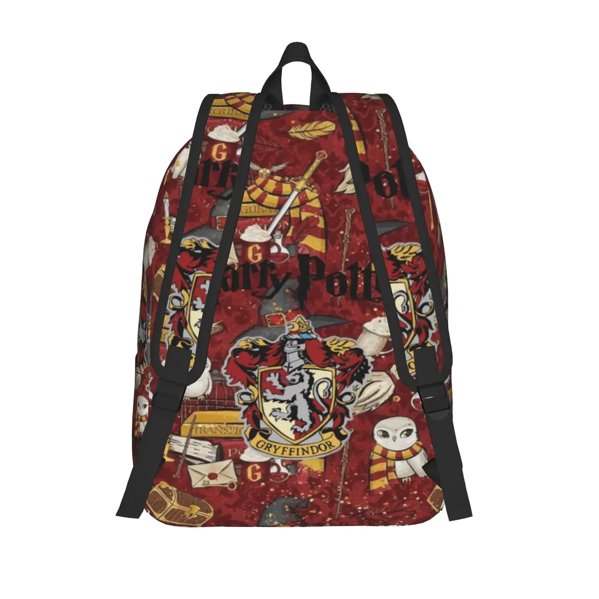 sac à dos magique harry potter h-hp-p pour hommes et femmes, sac à dos décontracté pour étudiants, sac à dos d'affaires, sac à dos pour ordinateur portable en toile avec poche