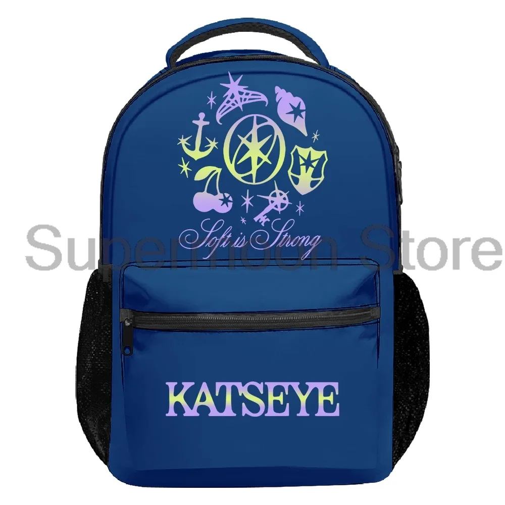 kpop katseye soft is strong sac à dos 2025 beau chaos tour femmes hommes sac à dos sac de voyage décontracté unisexe sac à dos en plein air