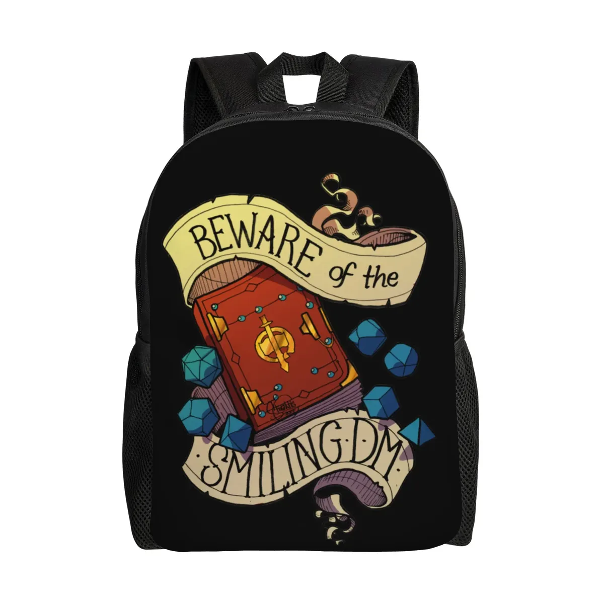 sac à dos dungeon dragon dnd pour hommes et femmes, sac à dos cool pour étudiants et professionnels, sac à bandoulière pour ordinateur portable, cadeau