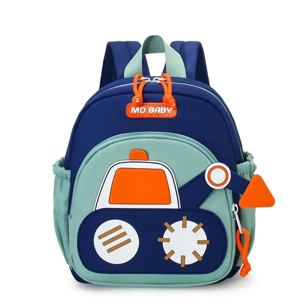 mini sac à dos pour tout-petits garçons, résistant à l'eau, pour soulager le fardeau, sac à dos pour enfants, résistant à l'usure, avec des excavatrices de dessin animé