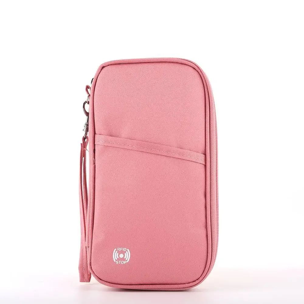 porte-passeport familial avec blocage rfid, portefeuille de voyage, organiseur de documents de voyage, étui pour cartes de crédit