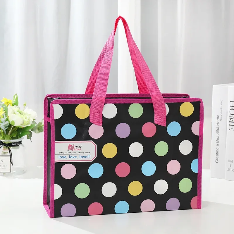 sac de courses pliable réutilisable pour femmes, grand sac fourre-tout en tissu non tissé unisexe, pochette pour épicerie