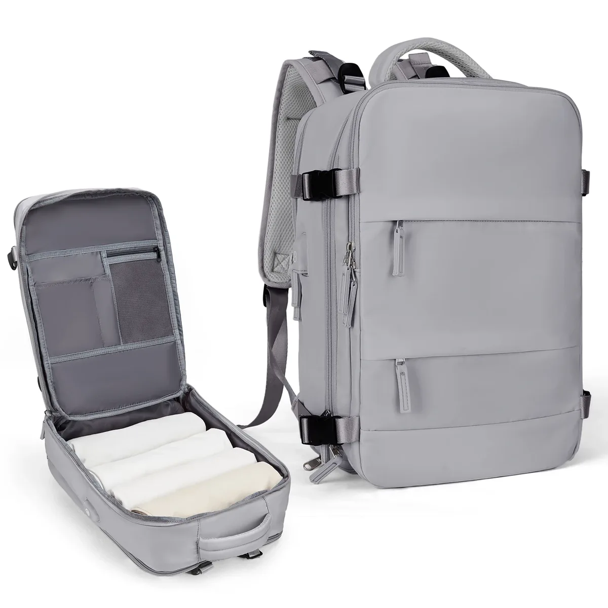 grand sac à dos de voyage pour hommes, sac à dos étanche pour ordinateur portable approuvé par le vol de la compagnie aérienne, sac à dos de transport antivol, sac à dos de randonnée
