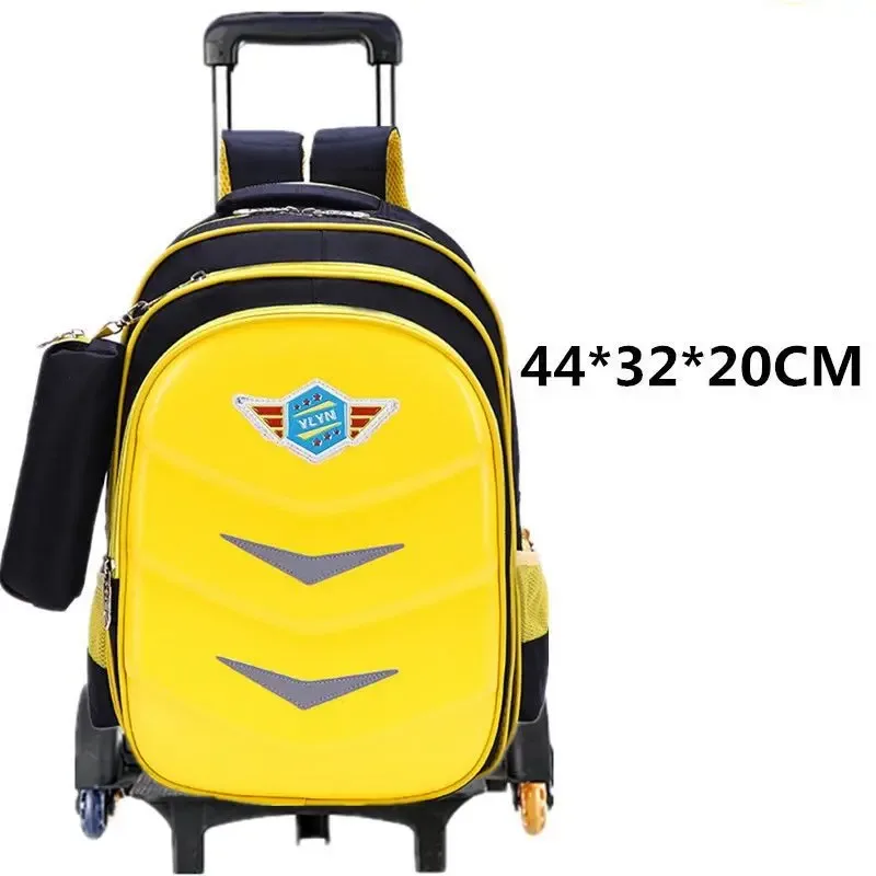 sac d'école en pu avec roulettes pour garçons sac à dos de chariot d'école pour filles sac à dos à roulettes étanche pour sacs d'école sacs de chariot