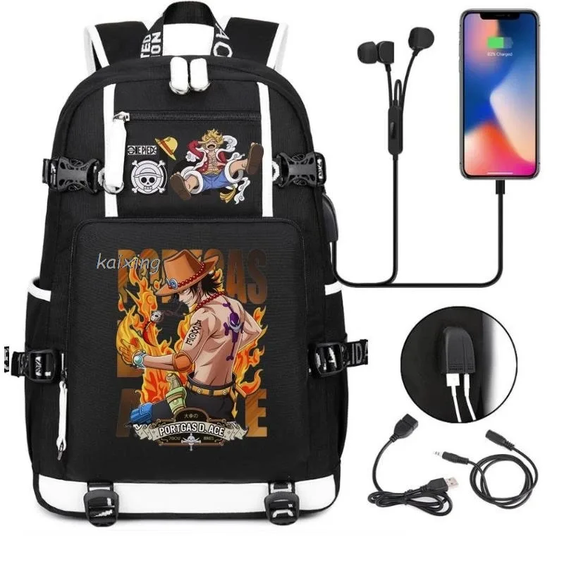 sac à dos brave one piece imprimé, sac à dos camouflage, sac à dos de grande capacité, sac de voyage, sacs d'école décontractés pour adolescents, pour cadeau