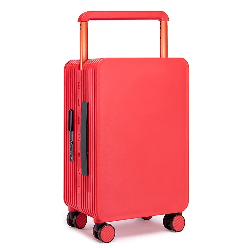 tsa blolock-valise à roulettes avec poignée large, bagage à main de luxe, cabine, barre nervurée, haute qualité, 20 en effet