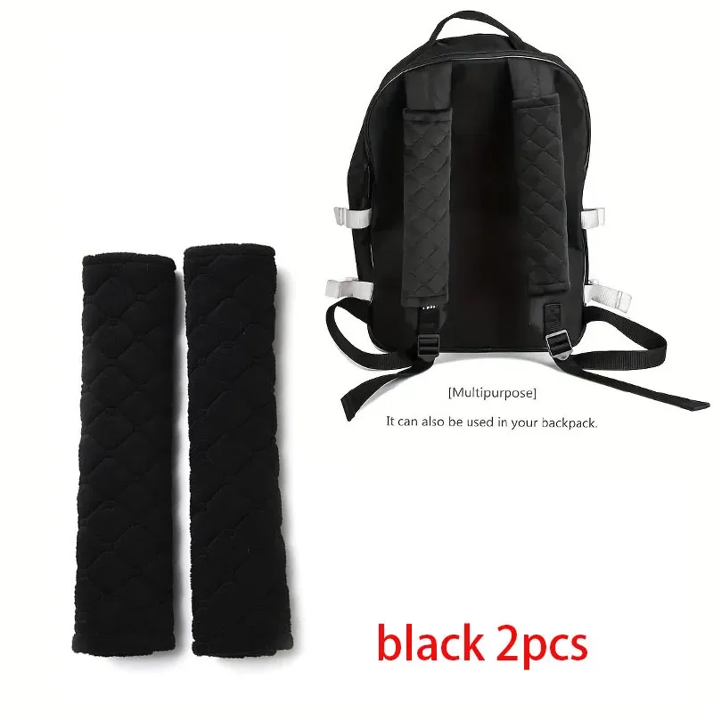 Lot de 2 accessoires de modification pour bretelles de sac à dos DIY, accessoires pour bretelles de sac de sport d'extérieur, coussinets d'épaule doux et confortables pour sacs à dos