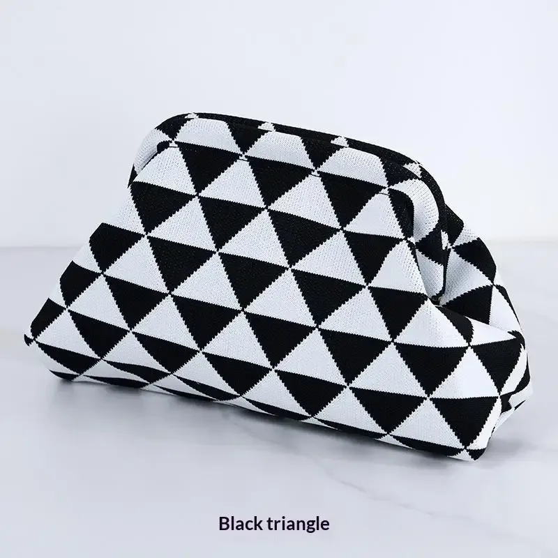pochette cosmétique en polyester grande capacité en tissu respirant pour les voyages quotidiens, le shopping, sac décontracté colorblock